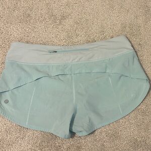Lululemon Athletica Light Blue Athletic Shorts
